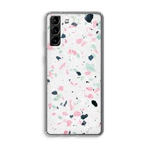 CaseCompany Terrazzo N°3: Samsung Galaxy S21 Plus Transparant Hoesje