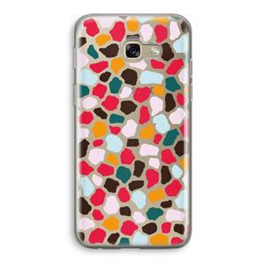 CaseCompany Colored Giraffe: Samsung Galaxy A5 (2017) Transparant Hoesje