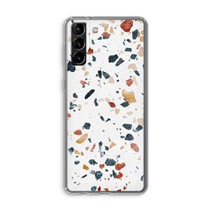 CaseCompany Terrazzo N°4: Samsung Galaxy S21 Plus Transparant Hoesje