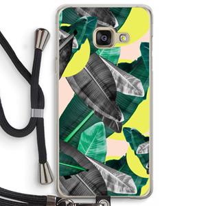 CaseCompany Fantasie jungle: Samsung Galaxy A3 (2016) Transparant Hoesje met koord
