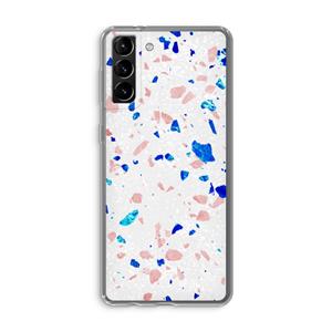 CaseCompany Terrazzo N°6: Samsung Galaxy S21 Plus Transparant Hoesje