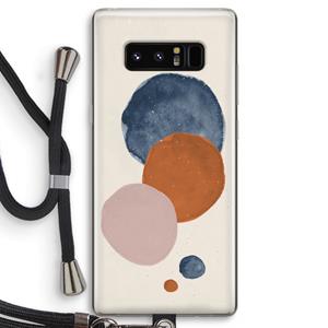 CaseCompany Geo #4: Samsung Galaxy Note 8 Transparant Hoesje met koord