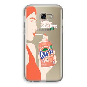 CaseCompany Peach please!: Samsung Galaxy A5 (2017) Transparant Hoesje