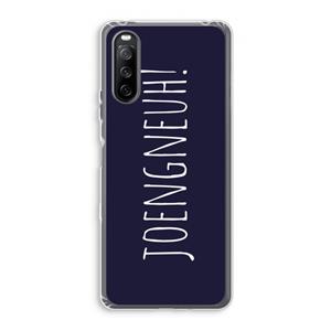 CaseCompany Joengneuh!: Sony Xperia 10 III Transparant Hoesje