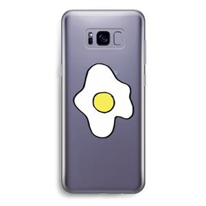 CaseCompany Spiegelei: Samsung Galaxy S8 Transparant Hoesje