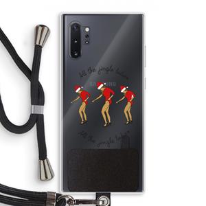CaseCompany Jingle Ladies: Samsung Galaxy Note 10 Plus Transparant Hoesje met koord