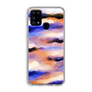 CaseCompany Donkere Wolken: Samsung Galaxy M31 Transparant Hoesje