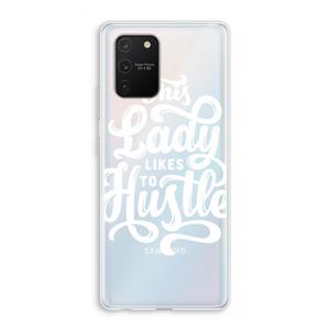 CaseCompany Hustle Lady: Samsung Galaxy S10 Lite Transparant Hoesje