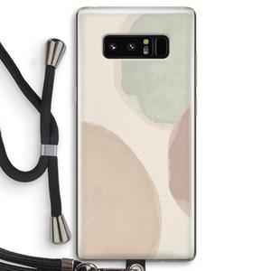 CaseCompany Geo #8: Samsung Galaxy Note 8 Transparant Hoesje met koord