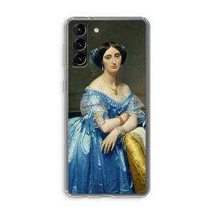 CaseCompany Eleonore: Samsung Galaxy S21 Plus Transparant Hoesje