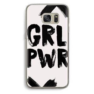 CaseCompany Girl Power #2: Samsung Galaxy S7 Transparant Hoesje