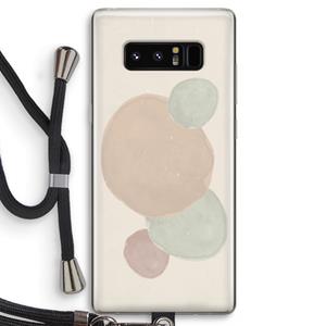 CaseCompany Geo #9: Samsung Galaxy Note 8 Transparant Hoesje met koord