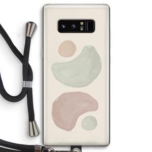 CaseCompany Geo #10: Samsung Galaxy Note 8 Transparant Hoesje met koord
