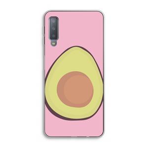 CaseCompany Avocado: Samsung Galaxy A7 (2018) Transparant Hoesje