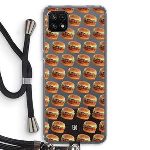 CaseCompany Giants: Samsung Galaxy A22 5G Transparant Hoesje met koord