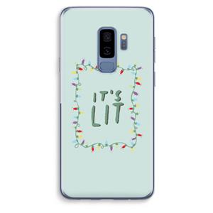 CaseCompany It's Lit: Samsung Galaxy S9 Plus Transparant Hoesje