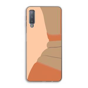 CaseCompany Bikini: Samsung Galaxy A7 (2018) Transparant Hoesje