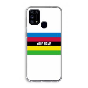 CaseCompany WK Wielrennen: Samsung Galaxy M31 Transparant Hoesje
