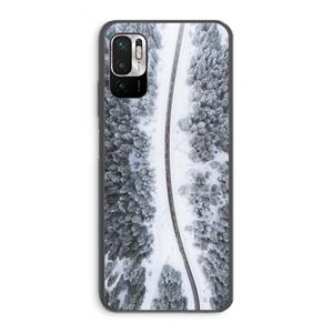 CaseCompany Snøfall: Xiaomi Redmi Note 10 5G Transparant Hoesje