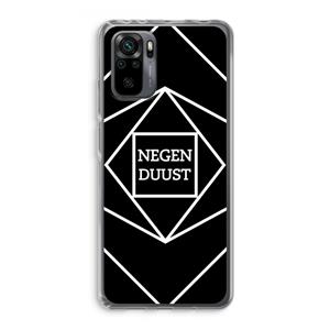 CaseCompany Negenduust geometrisch: Xiaomi Redmi Note 10 Pro Transparant Hoesje