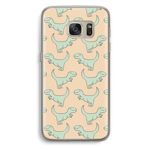 CaseCompany Dinos: Samsung Galaxy S7 Transparant Hoesje