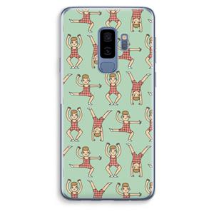 CaseCompany Gymboys: Samsung Galaxy S9 Plus Transparant Hoesje