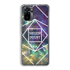 CaseCompany Negenduust ruimte: Xiaomi Redmi Note 10 Pro Transparant Hoesje