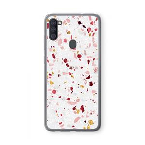 CaseCompany Terrazzo N°9: Samsung Galaxy A11 Transparant Hoesje