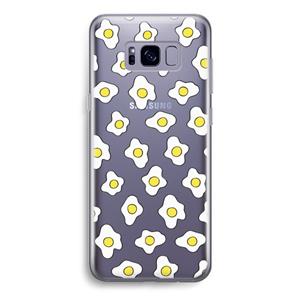 CaseCompany Spiegeleitjes: Samsung Galaxy S8 Transparant Hoesje
