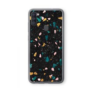 CaseCompany Terrazzo N°10: Samsung Galaxy A11 Transparant Hoesje