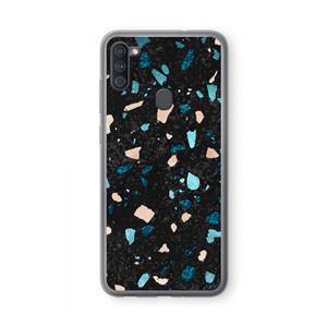 CaseCompany Terrazzo N°11: Samsung Galaxy A11 Transparant Hoesje