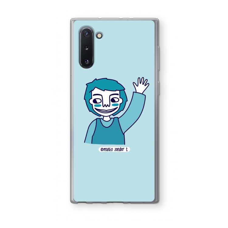 CaseCompany Zwaai: Samsung Galaxy Note 10 Transparant Hoesje