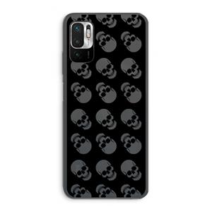 CaseCompany Musketon Skulls: Xiaomi Redmi Note 10 5G Transparant Hoesje