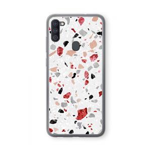 CaseCompany Terrazzo N°12: Samsung Galaxy A11 Transparant Hoesje