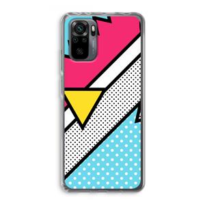 CaseCompany Pop Art #3: Xiaomi Redmi Note 10 Pro Transparant Hoesje