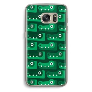 CaseCompany Crocs: Samsung Galaxy S7 Transparant Hoesje