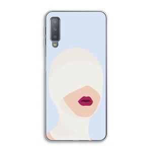 CaseCompany Incognito: Samsung Galaxy A7 (2018) Transparant Hoesje