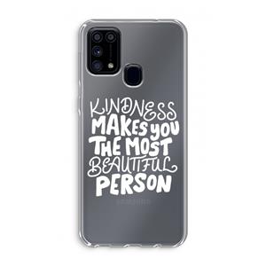 CaseCompany The prettiest: Samsung Galaxy M31 Transparant Hoesje