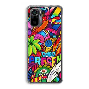 CaseCompany Represent: Xiaomi Redmi Note 10 Pro Transparant Hoesje