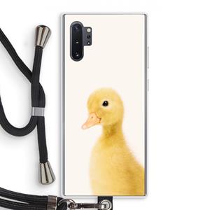 CaseCompany Duke: Samsung Galaxy Note 10 Plus Transparant Hoesje met koord
