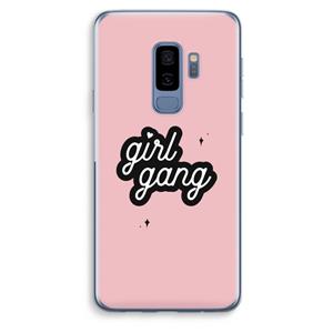 CaseCompany Girl Gang: Samsung Galaxy S9 Plus Transparant Hoesje