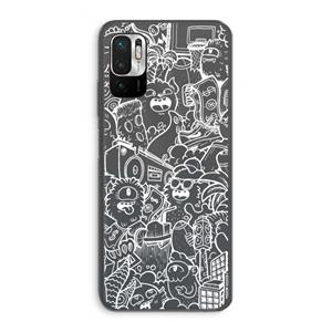 CaseCompany Vexx City #2: Xiaomi Redmi Note 10 5G Transparant Hoesje