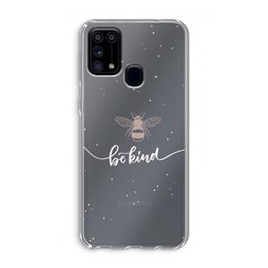 CaseCompany Be(e) kind: Samsung Galaxy M31 Transparant Hoesje