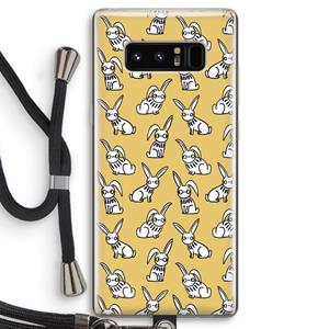 CaseCompany Haas: Samsung Galaxy Note 8 Transparant Hoesje met koord