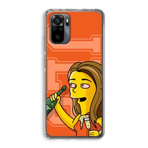 CaseCompany Jamie Lee Simpson: Xiaomi Redmi Note 10 Pro Transparant Hoesje