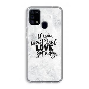CaseCompany Partner in crime: Samsung Galaxy M31 Transparant Hoesje