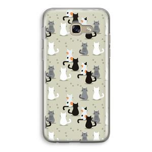 CaseCompany Katten: Samsung Galaxy A5 (2017) Transparant Hoesje