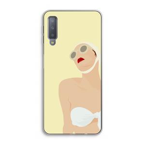 CaseCompany Summer: Samsung Galaxy A7 (2018) Transparant Hoesje