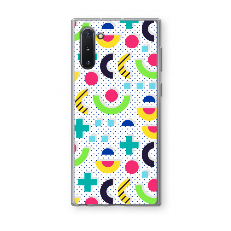 CaseCompany 8-bit N°1: Samsung Galaxy Note 10 Transparant Hoesje