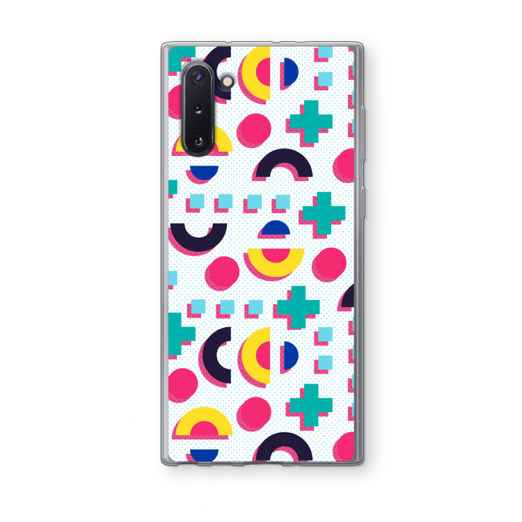 CaseCompany 8-bit N°2: Samsung Galaxy Note 10 Transparant Hoesje